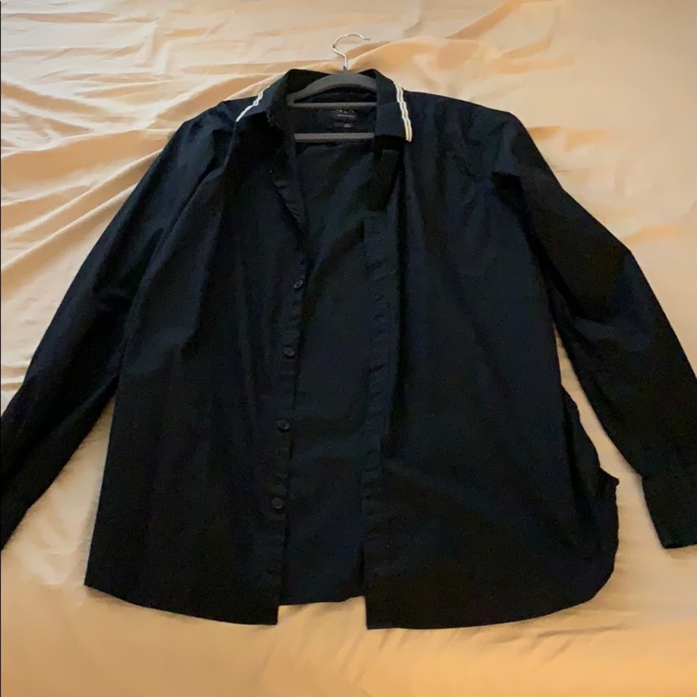 Armani exchange button up long sleeve